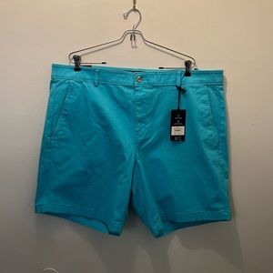 Men’s Chaps Stretch waistband shorts.Size 42. Teal NWT.